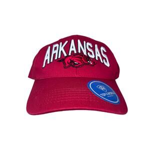 Top of the World Arkansas Razorbacks NCAA College Red Adjustable Snapback Hat